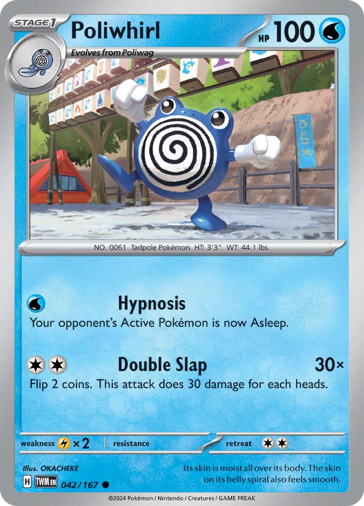 Poliwhirl (042/167) [Scarlet & Violet: Twilight Masquerade] | Good Games Cannington