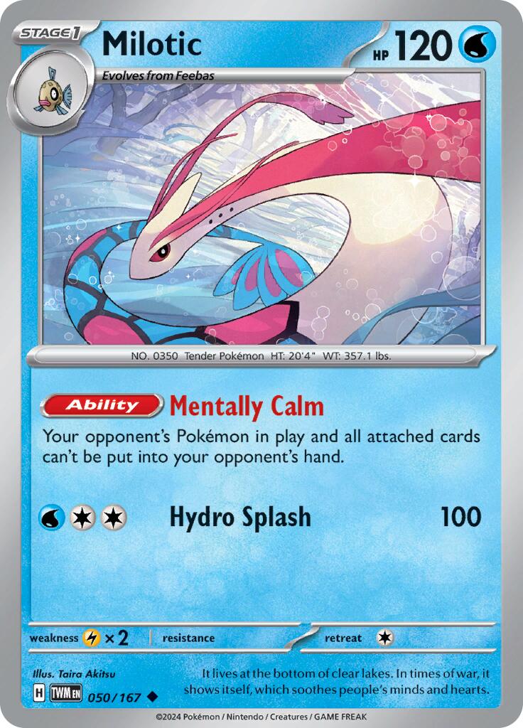 Milotic (050/167) [Scarlet & Violet: Twilight Masquerade] | Good Games Cannington