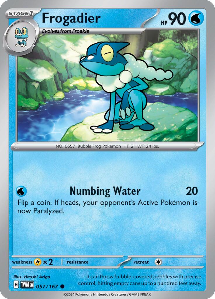 Frogadier (057/167) [Scarlet & Violet: Twilight Masquerade] | Good Games Cannington