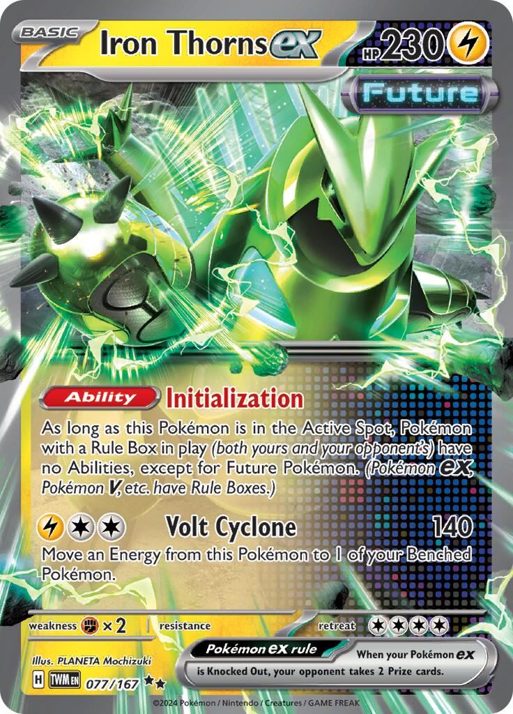 Iron Thorns ex (077/167) [Scarlet & Violet: Twilight Masquerade] | Good Games Cannington