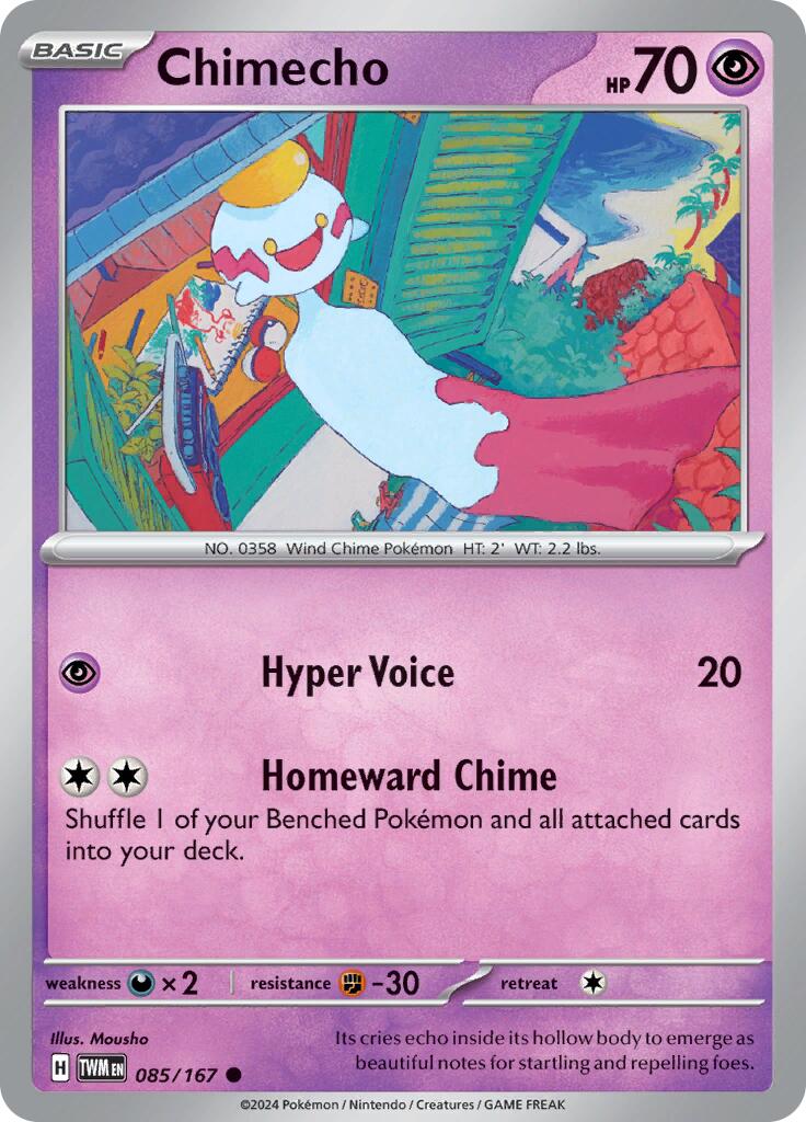 Chimecho (085/167) [Scarlet & Violet: Twilight Masquerade] | Good Games Cannington