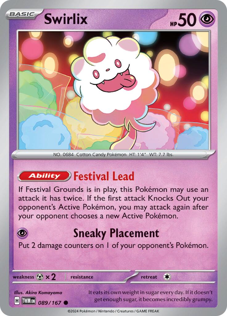Swirlix (089/167) [Scarlet & Violet: Twilight Masquerade] | Good Games Cannington