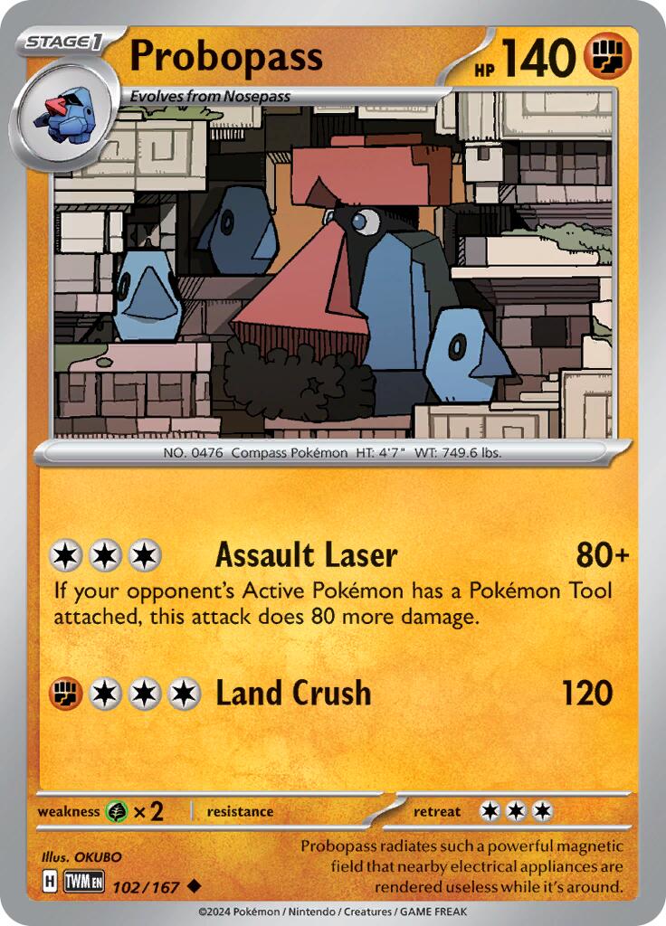Probopass (102/167) [Scarlet & Violet: Twilight Masquerade] | Good Games Cannington