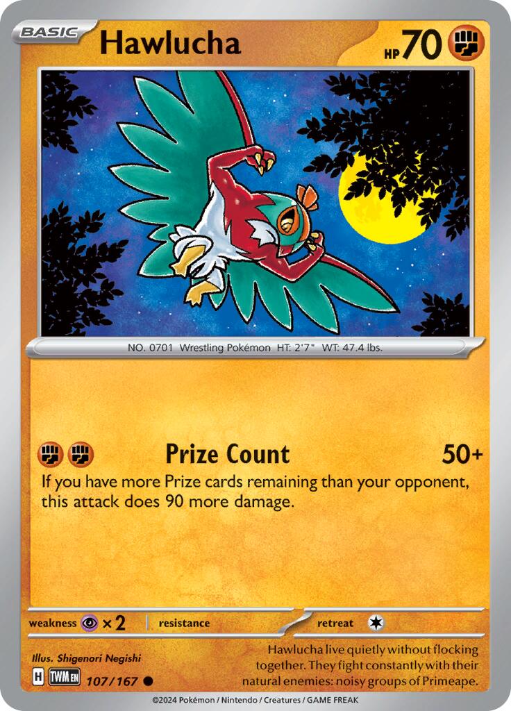 Hawlucha (107/167) [Scarlet & Violet: Twilight Masquerade] | Good Games Cannington