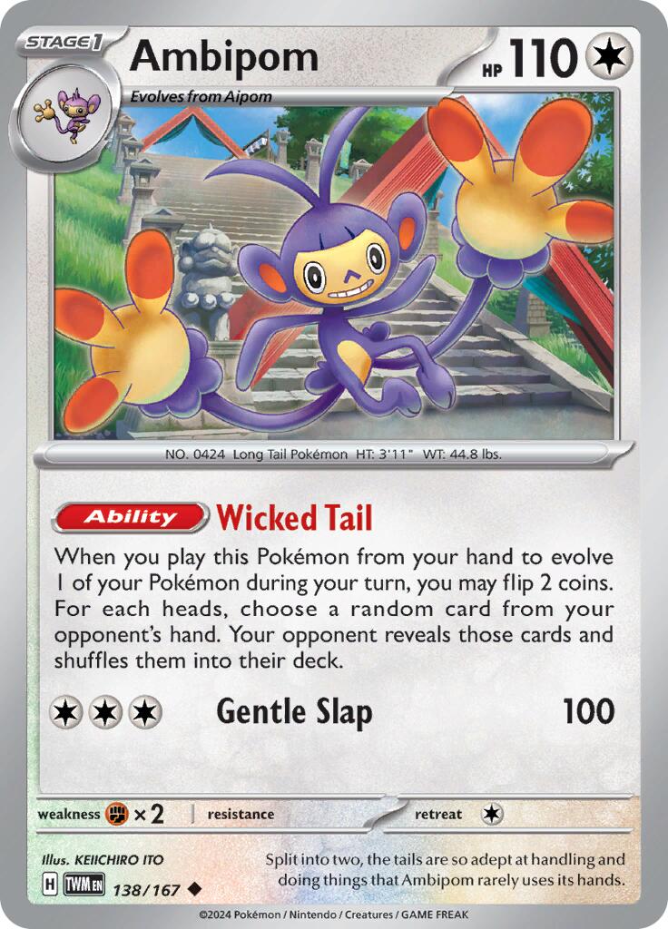 Ambipom (138/167) [Scarlet & Violet: Twilight Masquerade] | Good Games Cannington