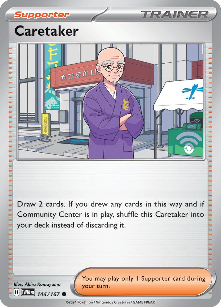 Caretaker (144/167) [Scarlet & Violet: Twilight Masquerade] | Good Games Cannington