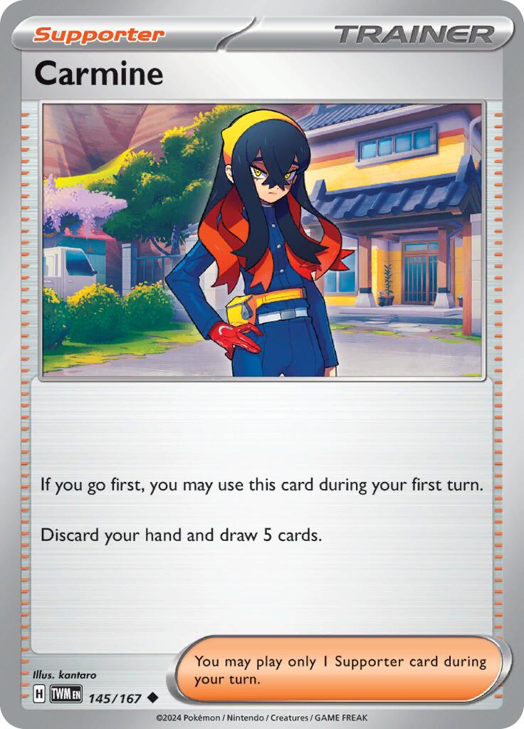 Carmine (145/167) [Scarlet & Violet: Twilight Masquerade] | Good Games Cannington