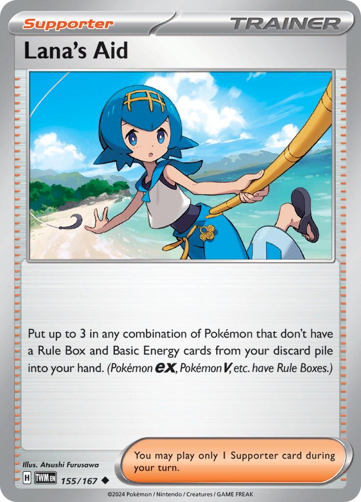 Lana's Aid (155/167) [Scarlet & Violet: Twilight Masquerade] | Good Games Cannington