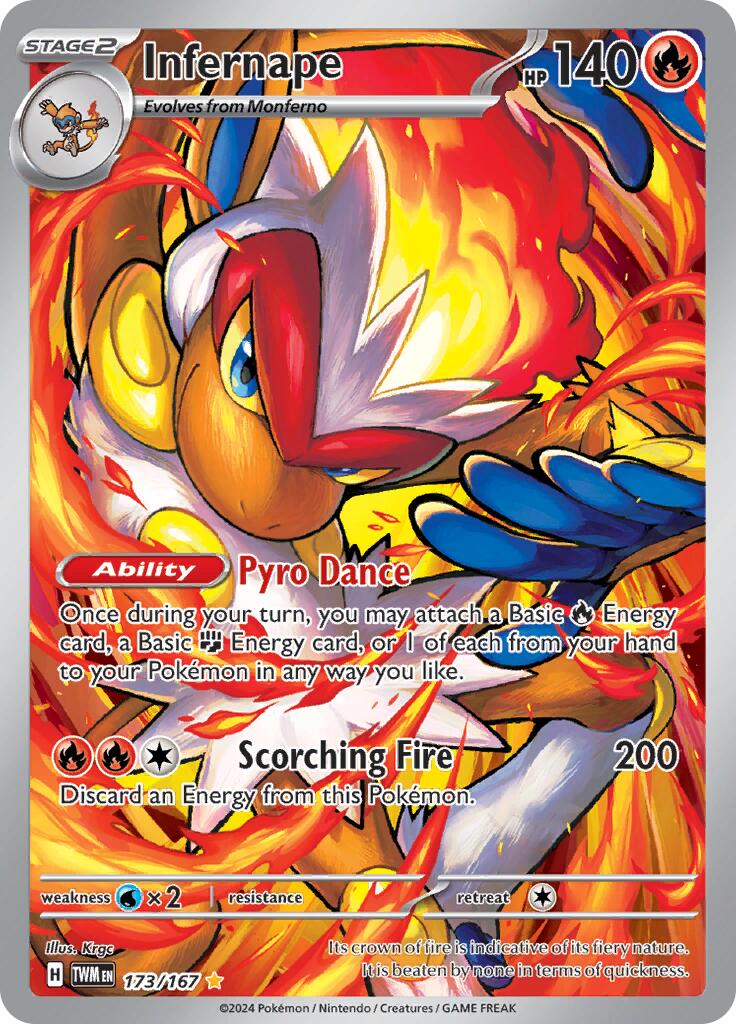 Infernape (173/167) [Scarlet & Violet: Twilight Masquerade] | Good Games Cannington