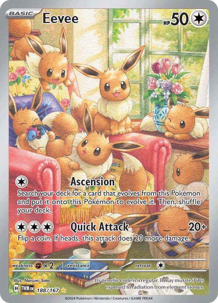 Eevee (188/167) [Scarlet & Violet: Twilight Masquerade] | Good Games Cannington