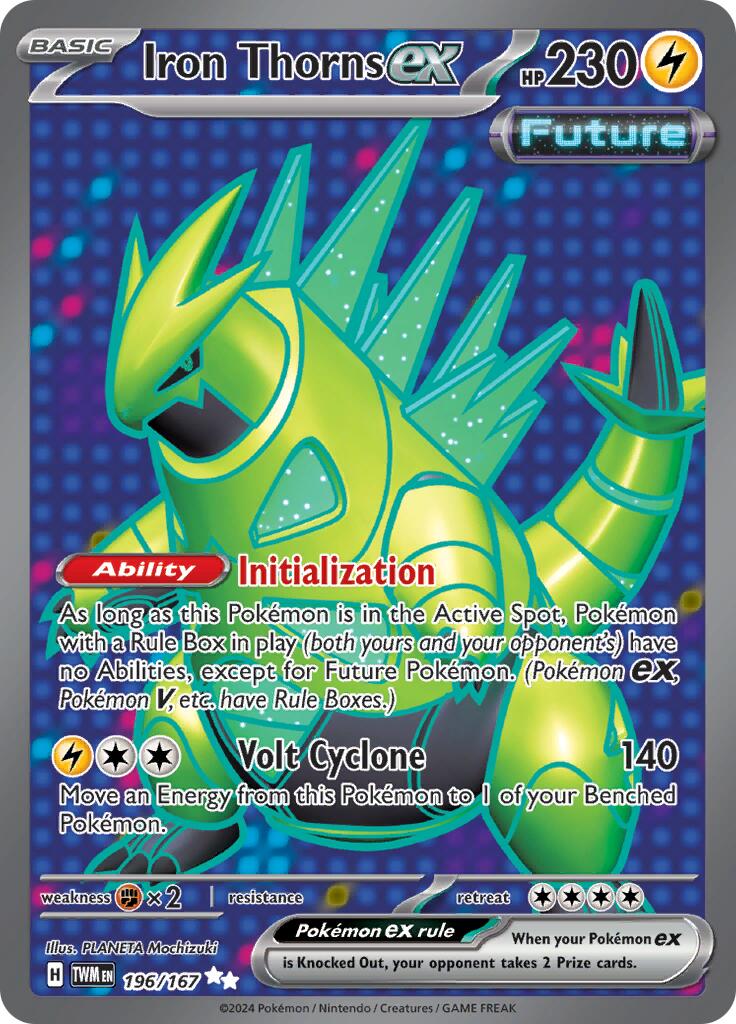 Iron Thorns ex (196/167) [Scarlet & Violet: Twilight Masquerade] | Good Games Cannington
