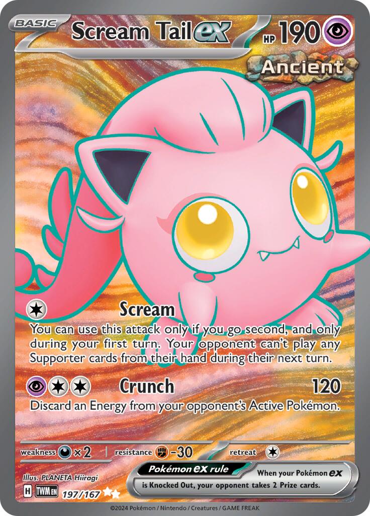 Scream Tail ex (197/167) [Scarlet & Violet: Twilight Masquerade] | Good Games Cannington