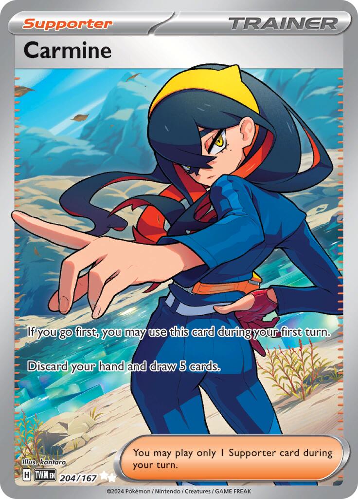 Carmine (204/167) [Scarlet & Violet: Twilight Masquerade] | Good Games Cannington