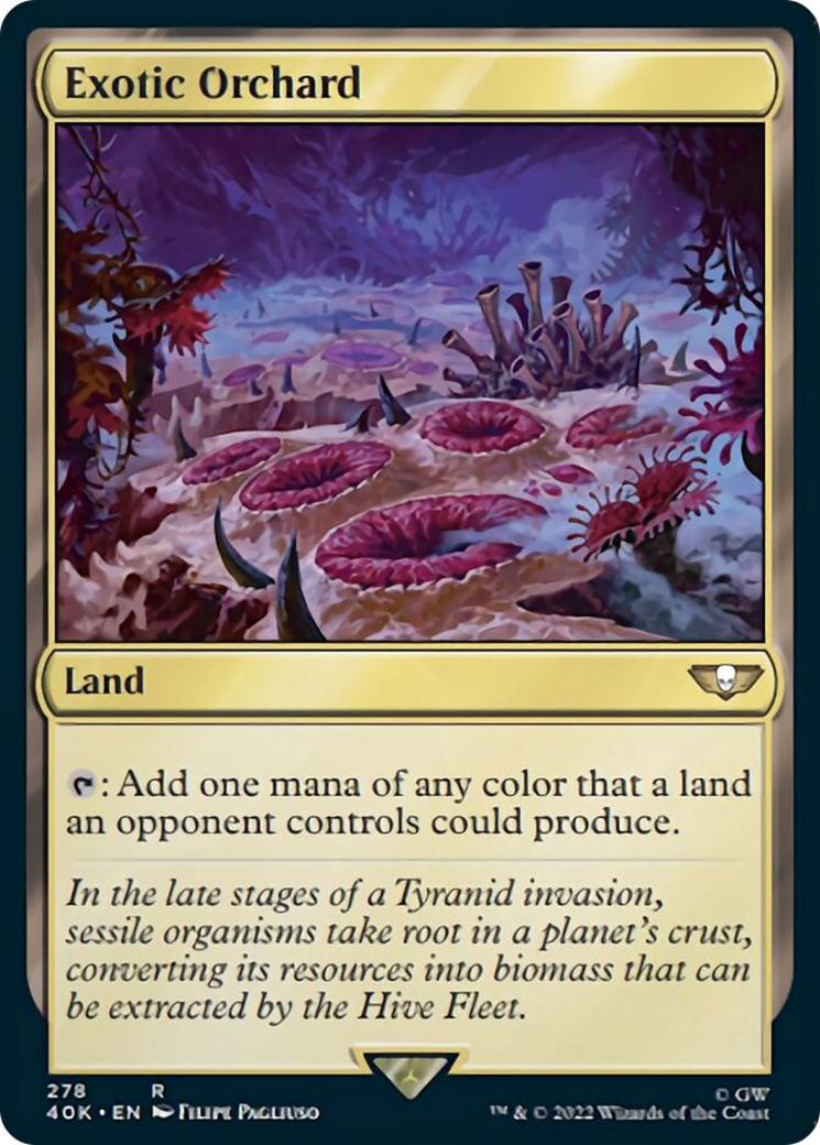 Exotic Orchard (Surge Foil) [Warhammer 40,000] | Good Games Cannington