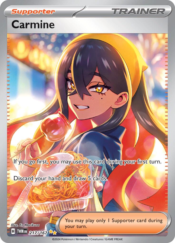 Carmine (217/167) [Scarlet & Violet: Twilight Masquerade] | Good Games Cannington