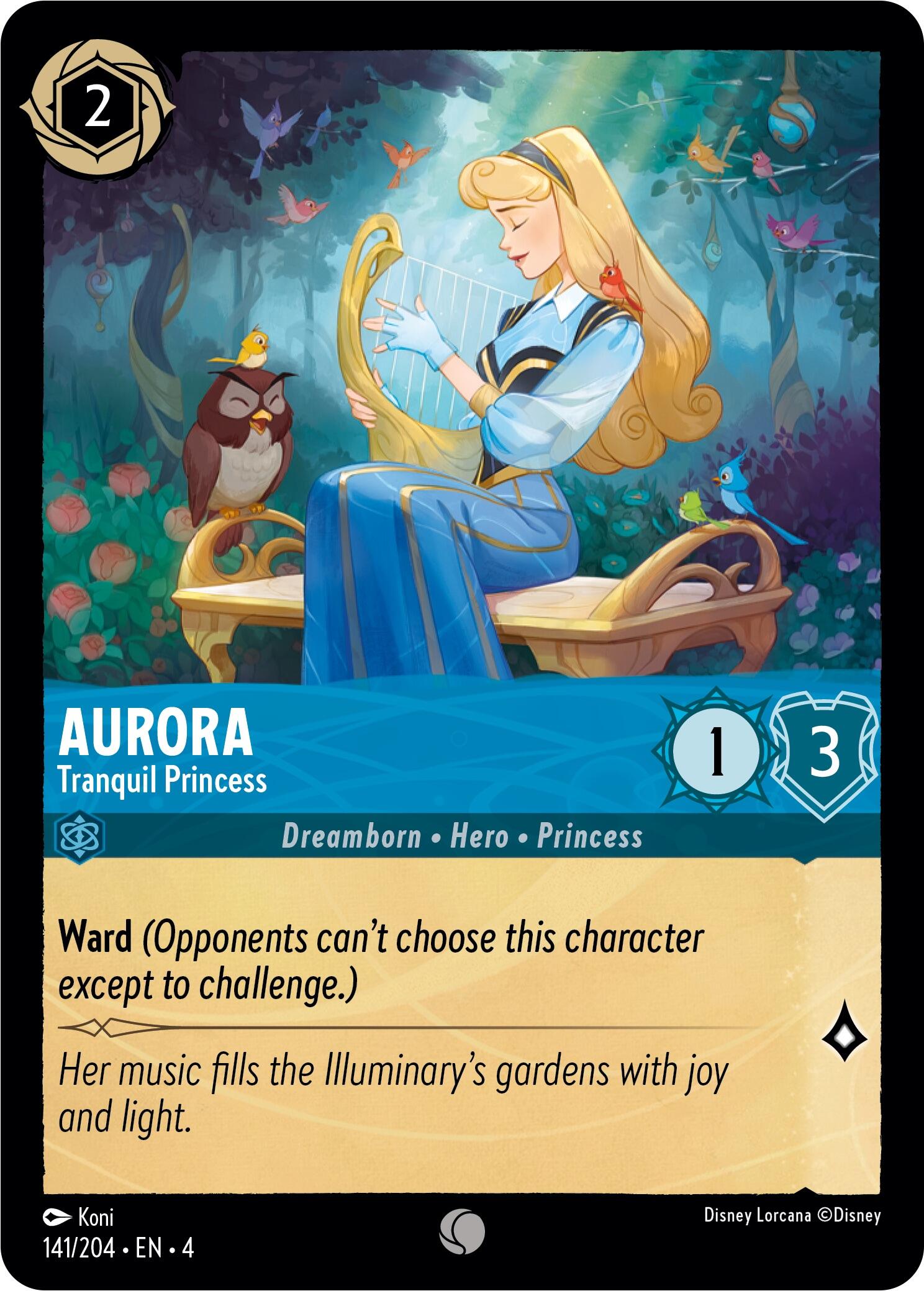 Aurora - Tranquil Princess (141/204) [Ursula's Return] | Good Games Cannington