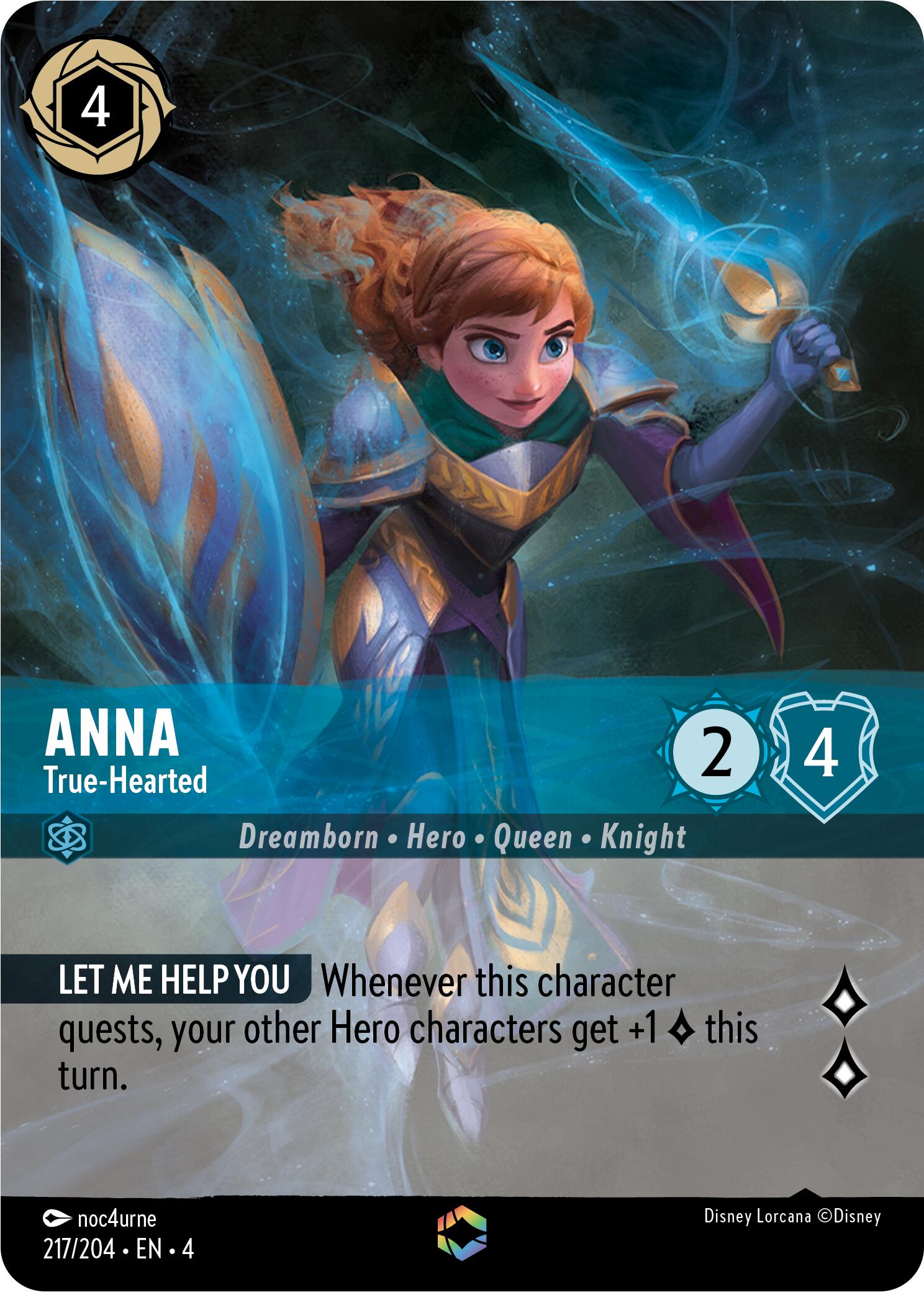 Anna - True-Hearted (Enchanted) (217/204) [Ursula's Return] | Good Games Cannington