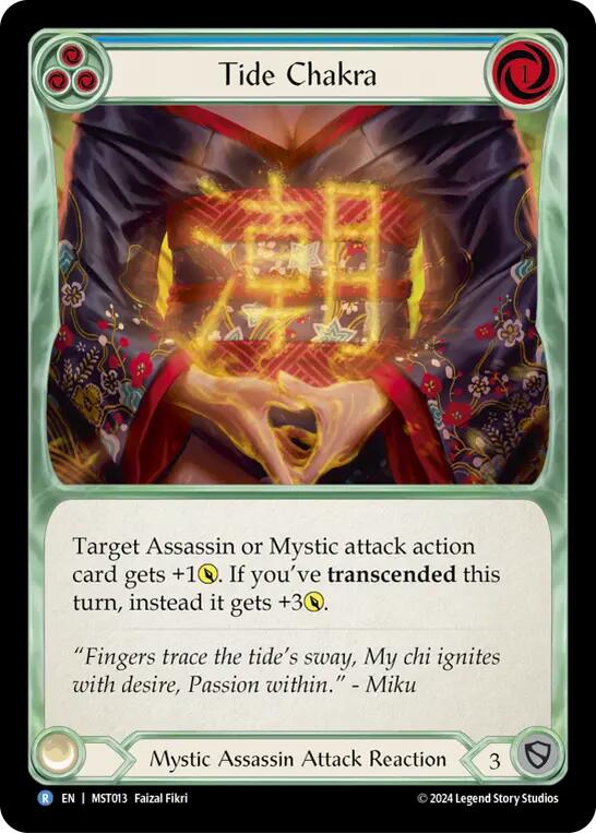 Tide Chakra (Blue) [MST013] (Part the Mistveil) | Good Games Cannington