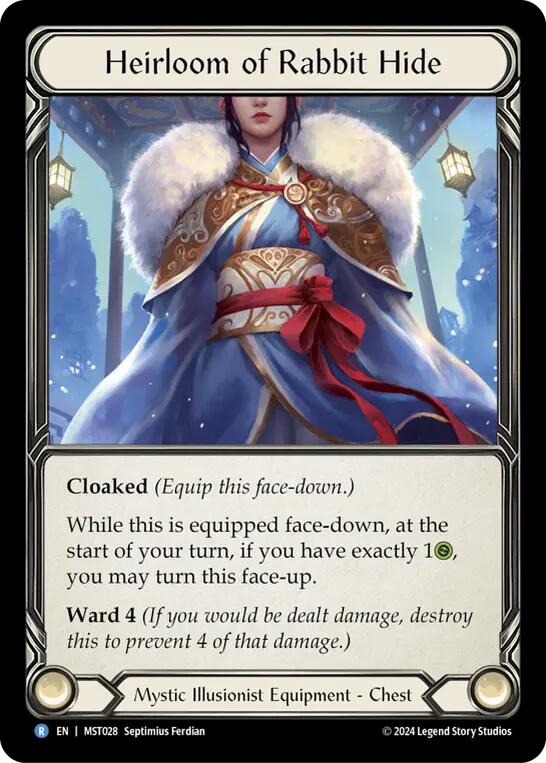 Heirloom of Rabbit Hide [MST028] (Part the Mistveil)  Cold Foil | Good Games Cannington