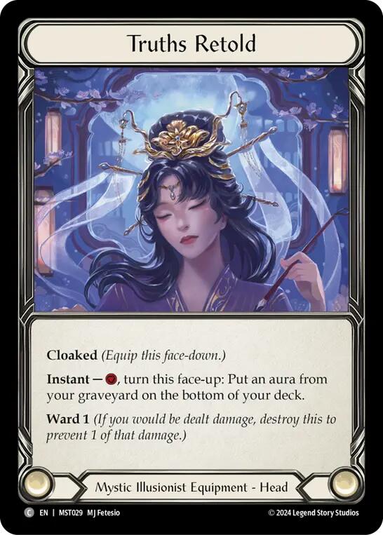 Truths Retold [MST029] (Part the Mistveil)  Cold Foil | Good Games Cannington