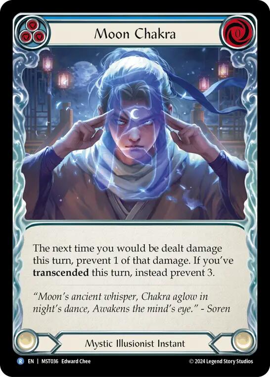 Moon Chakra (Blue) [MST036] (Part the Mistveil) | Good Games Cannington