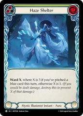 Haze Shelter (Yellow) [MST038] (Part the Mistveil)  Rainbow Foil | Good Games Cannington