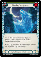Waning Vengeance (Yellow) [MST041] (Part the Mistveil)  Rainbow Foil | Good Games Cannington