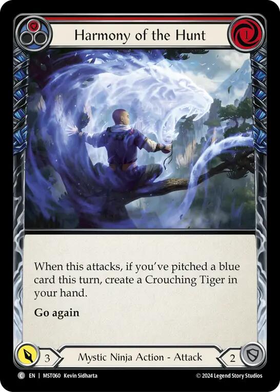 Harmony of the Hunt (Red) [MST060] (Part the Mistveil) | Good Games Cannington
