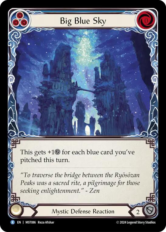 Big Blue Sky [MST086] (Part the Mistveil)  Rainbow Foil | Good Games Cannington