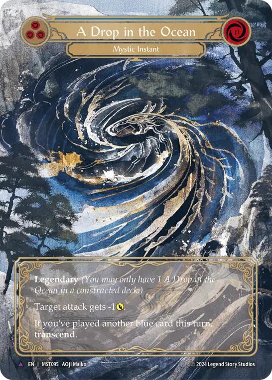 A Drop in the Ocean // Inner Chi (Marvel) [MST095] (Part the Mistveil)  Cold Foil | Good Games Cannington
