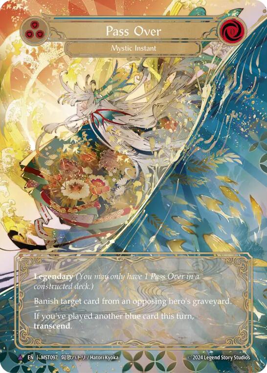 Pass Over // Inner Chi (Marvel) [MST097] (Part the Mistveil)  Cold Foil | Good Games Cannington