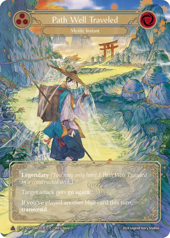 Path Well Traveled // Inner Chi (Marvel) [MST098] (Part the Mistveil)  Cold Foil | Good Games Cannington