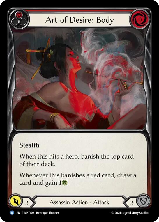 Art of Desire: Body (Red) [MST106] (Part the Mistveil)  Rainbow Foil | Good Games Cannington