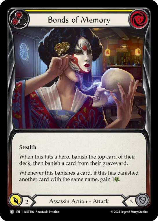 Bonds of Memory (Yellow) [MST116] (Part the Mistveil) | Good Games Cannington