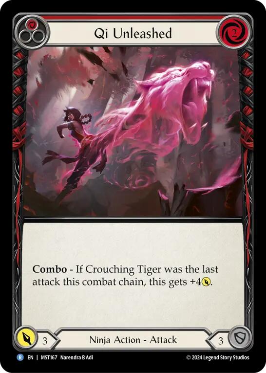 Qi Unleashed (Red) [MST167] (Part the Mistveil) | Good Games Cannington