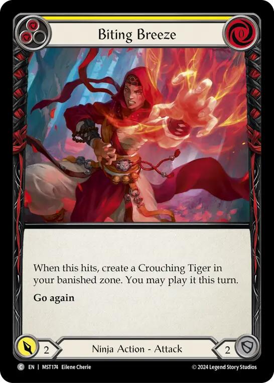 Biting Breeze (Yellow) [MST174] (Part the Mistveil) | Good Games Cannington