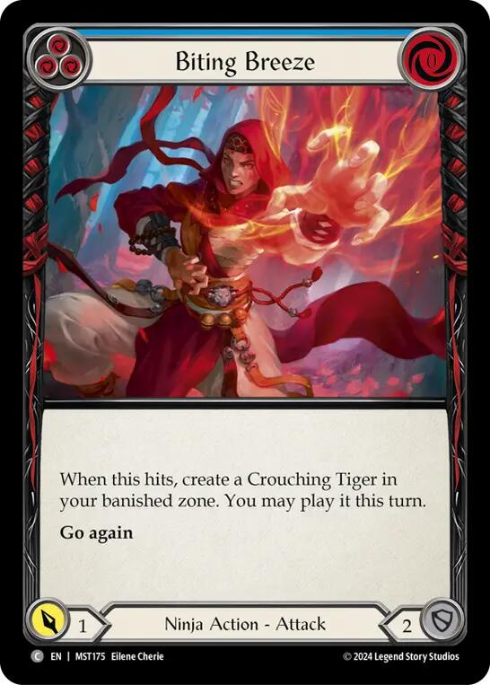 Biting Breeze (Blue) [MST175] (Part the Mistveil) | Good Games Cannington