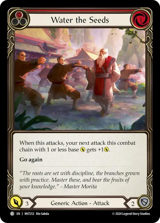 Water the Seeds (Red) [MST212] (Part the Mistveil)  Rainbow Foil | Good Games Cannington