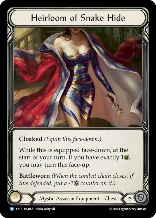 Heirloom of Snake Hide [MST005] (Part the Mistveil)  Cold Foil | Good Games Cannington