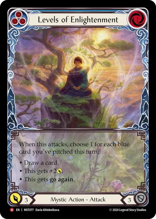 Levels of Enlightenment (Extended Art) [MST077] (Part the Mistveil)  Rainbow Foil | Good Games Cannington