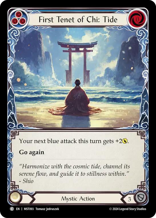 First Tenet of Chi: Tide [MST093] (Part the Mistveil)  Rainbow Foil | Good Games Cannington