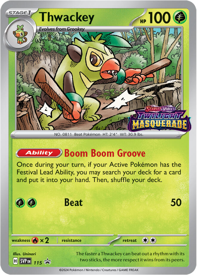 Thwackey (115) [Scarlet & Violet: Black Star Promos] | Good Games Cannington