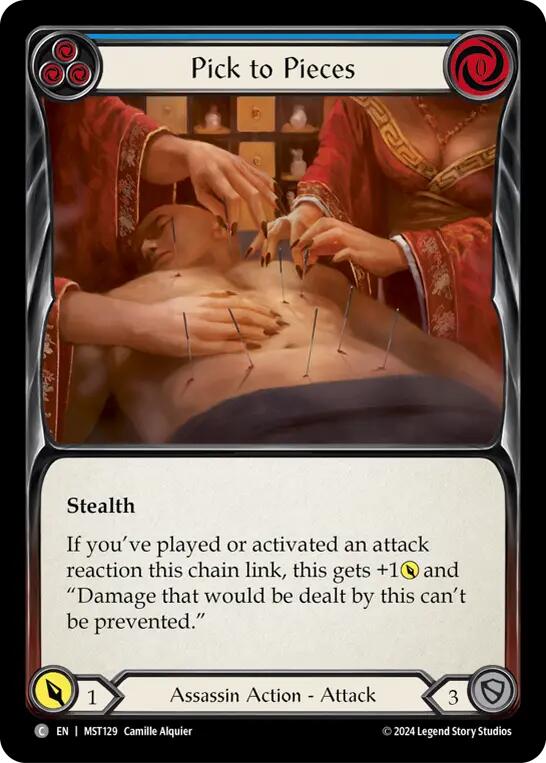Pick to Pieces (Blue) [MST129] (Part the Mistveil) | Good Games Cannington