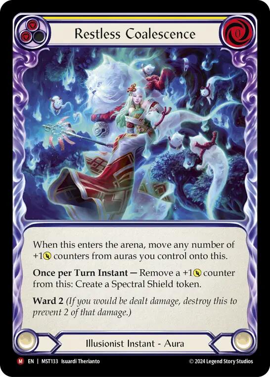 Restless Coalescence [MST133] (Part the Mistveil)  Rainbow Foil | Good Games Cannington
