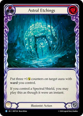 Astral Etchings (Red) [MST134] (Part the Mistveil)  Rainbow Foil | Good Games Cannington