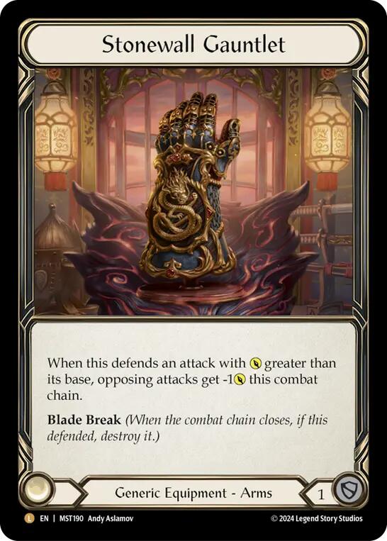Stonewall Gauntlet [MST190] (Part the Mistveil)  Rainbow Foil | Good Games Cannington