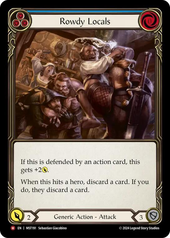 Rowdy Locals [MST191] (Part the Mistveil)  Rainbow Foil | Good Games Cannington