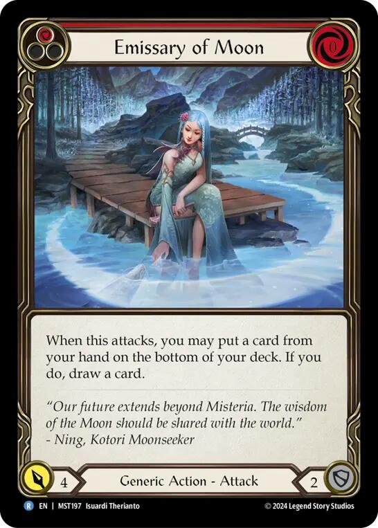 Emissary of Moon [MST197] (Part the Mistveil)  Rainbow Foil | Good Games Cannington