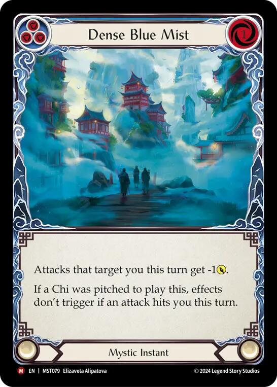 Dense Blue Mist [MST079] (Part the Mistveil)  Rainbow Foil | Good Games Cannington