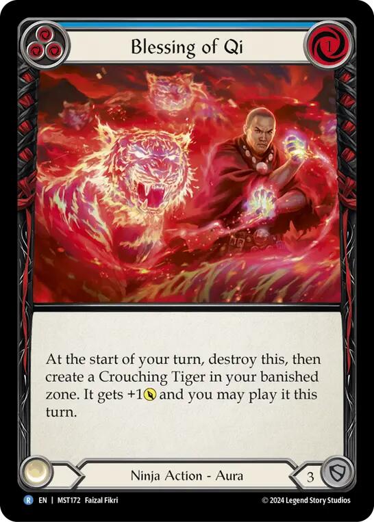 Blessing of Qi (Blue) [MST172] (Part the Mistveil) | Good Games Cannington